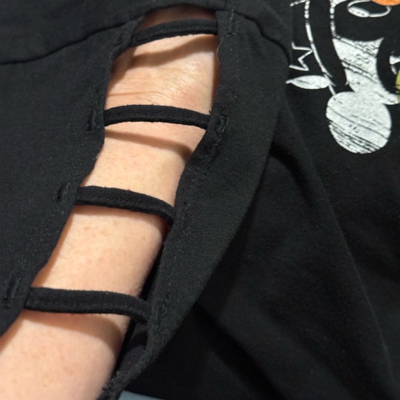 Disney Black Tee with Colorful Mickey Mouse Design - Picture 7 of 7